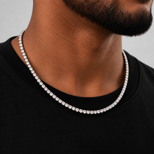 Lux Tennis Chain 3MM silver cover image